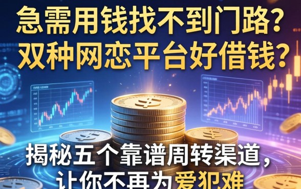急需用钱找不到门路？哪种网恋平台好借钱？揭秘五个靠谱周转渠道，让你不再为爱犯难