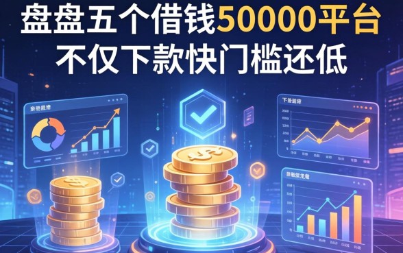 盘点五个借钱50000平台，不仅下款快门槛还低