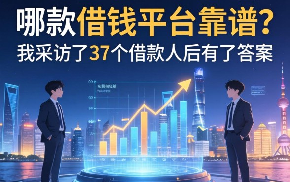 哪款借钱平台靠谱？我采访了37个借款人后有了答案