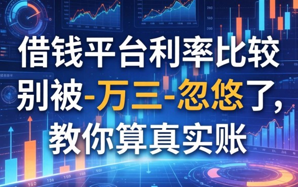借钱平台利率比较:别被-万三-忽悠了,教你算真实账