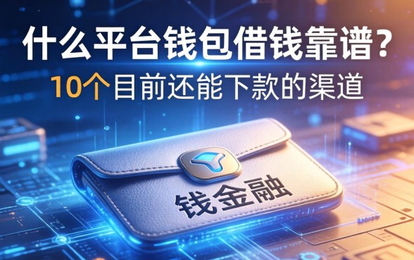 什么平台钱包借钱靠谱?整理了10个目前还能下款的渠道