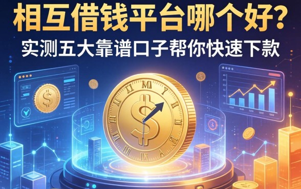 相互借钱平台哪个好？实测五大靠谱口子帮你快速下款