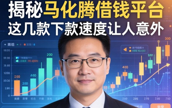 揭秘马化腾借钱平台：这几款下款速度让人意外