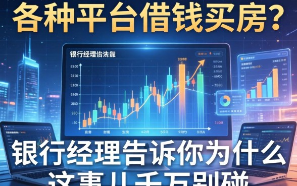 各种平台借钱买房？银行经理告诉你为什么这事儿千万别碰