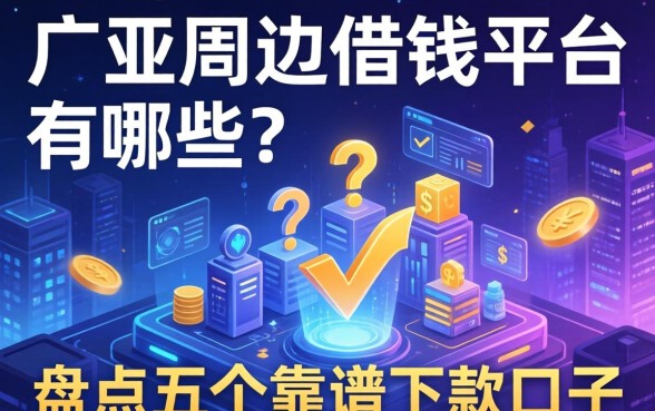 广元周边借钱平台有哪些？盘点五个靠谱下款口子