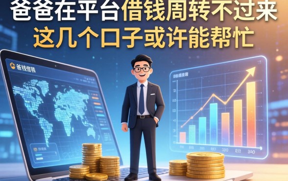 爸爸在平台借钱周转不过来，这几个口子或许能帮忙