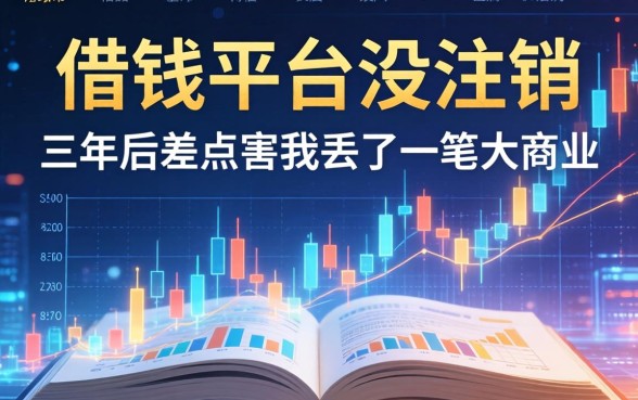 借钱平台没注销，三年后差点害我丢了一笔大生意