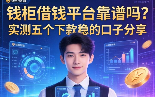 钱柜借钱平台靠谱吗？实测五个下款稳的口子分享
