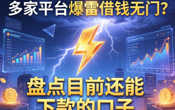多家平台爆雷借钱无门？盘点目前还能下款的口子