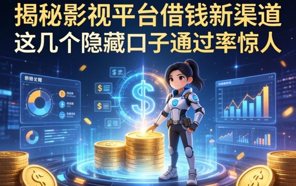 揭秘影视平台借钱新渠道，这几个隐藏口子通过率惊人