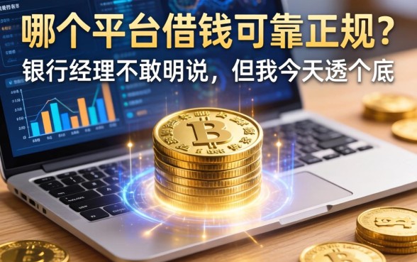 哪个平台借钱可靠正规?银行经理不敢明说,但我今天透个底