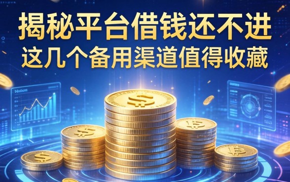 揭秘平台借钱还不进，这几个备用渠道值得收藏