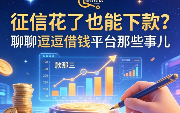 征信花了也能下款？聊聊逗逗借钱平台那些事儿