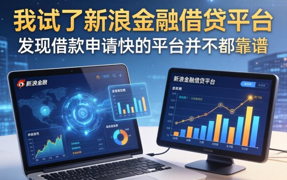我试了新浪金融借钱平台，发现借款申请快的平台并不都靠谱
