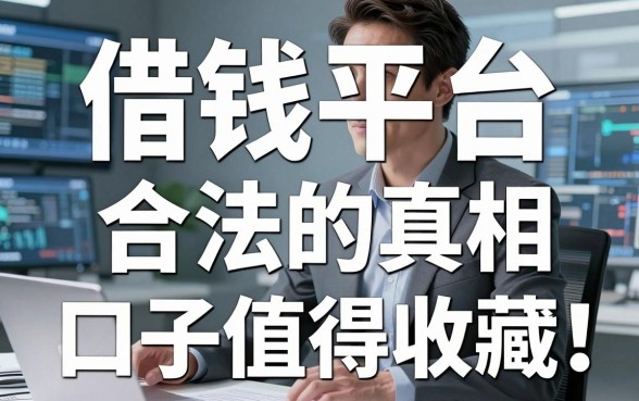 揭秘借钱平台合法的真相，这几款正规口子值得收藏