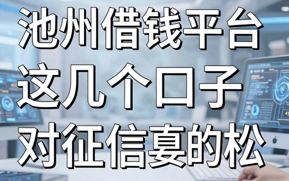池州借钱平台实测分享：这几个口子对征信要求真的松