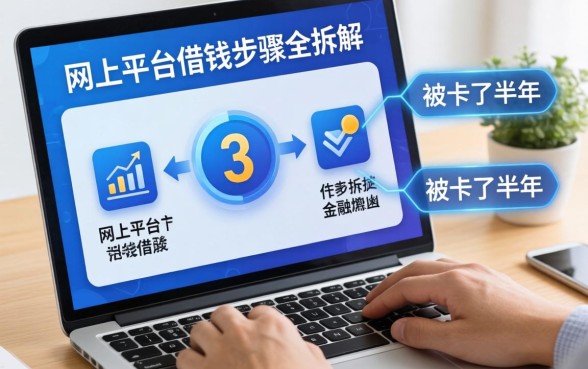 网上平台借钱步骤全拆解：有人在第3步被卡了半年