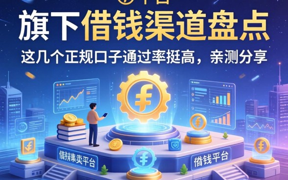 大平台旗下借钱渠道盘点：这几个正规口子通过率挺高，亲测分享