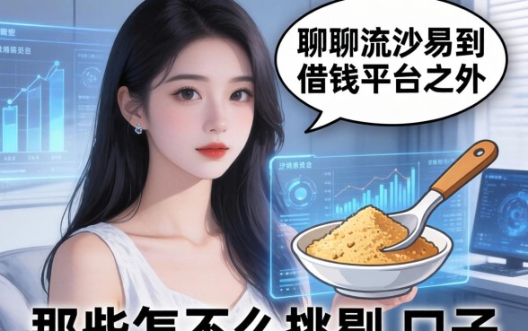 聊聊流沙易到借钱平台之外，那些不怎么挑剔的口子