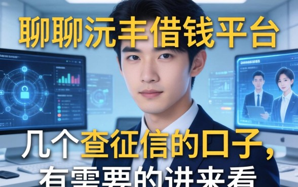 聊聊沅丰借钱平台和几个不查征信的口子，有需要的进来看