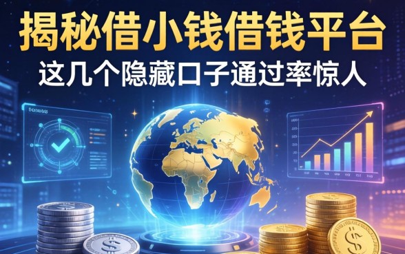 揭秘借小钱借钱平台：这几个隐藏口子通过率惊人