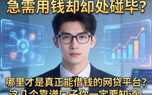 急需用钱却四处碰壁？哪里才是真正能借钱的网贷平台？这几个靠谱口子你一定要知道！