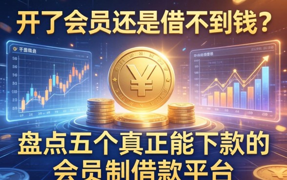 开了会员还是借不到钱？盘点五个真正能下款的会员制借款平台