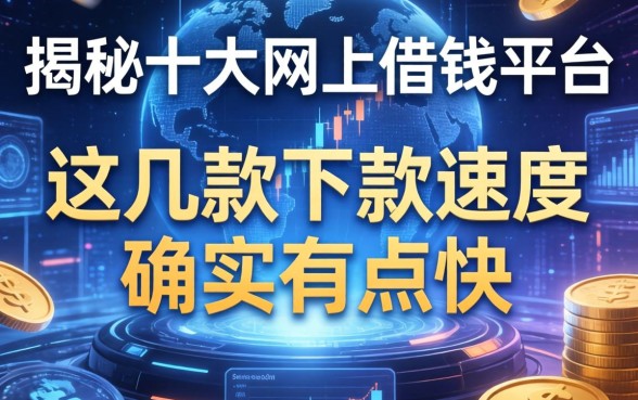 揭秘十大网上借钱平台：这几款下款速度确实有点快