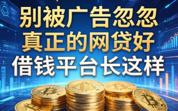 别被广告忽悠，真正的网贷好借钱平台长这样
