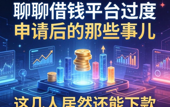 聊聊借钱平台过度申请后的那些事儿，这几家居然还能下款