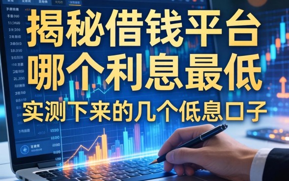 揭秘借钱平台哪个利息最低：实测下来的几个低息口子