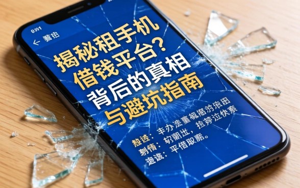 手机屏幕碎裂却囊中羞涩？揭秘租手机借钱平台背后的真相与避坑指南