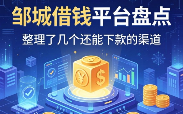 邹城借钱平台盘点：整理了几个还能下款的渠道