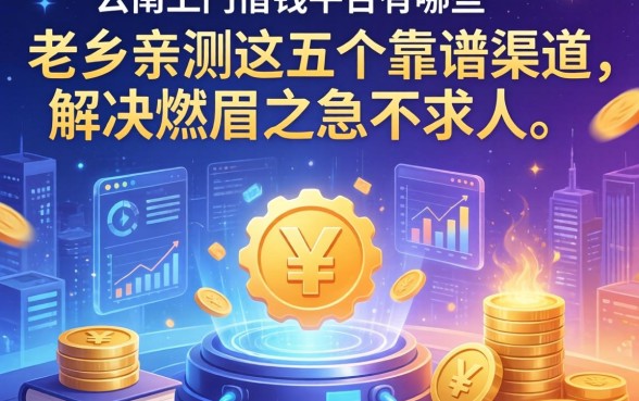云南上门借钱平台有哪些？老乡亲测这五个靠谱渠道，解决燃眉之急不求人