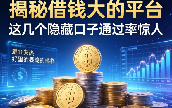 揭秘借钱大的平台：这几个隐藏口子通过率惊人