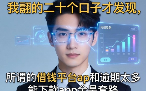 我翻了二十个口子才发现，所谓的借钱平台ap和逾期太多能下款app全是套路