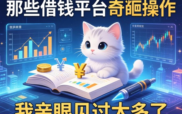 那些借钱平台奇葩操作，我亲眼见过太多了