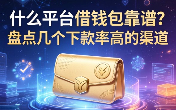 什么平台借钱包靠谱？盘点几个下款率高的渠道