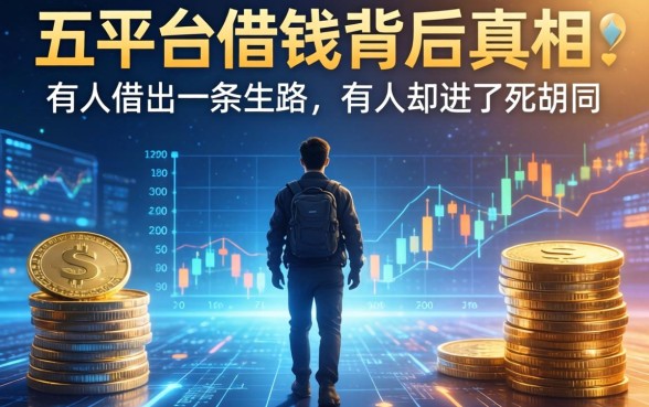 五个平台借钱背后的真相：有人借出一条生路，有人却进了死胡同