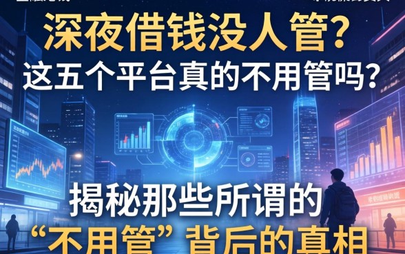 深夜借钱没人管？这五个平台真的不用管吗？揭秘那些所谓的“不用管”背后的真相