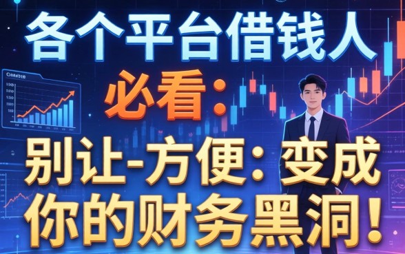 各个平台借钱人必看：别让-方便-变成你的财务黑洞
