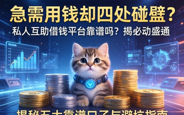 急需用钱却四处碰壁？私人互助借钱平台靠谱吗？揭秘五大靠谱口子与避坑指南