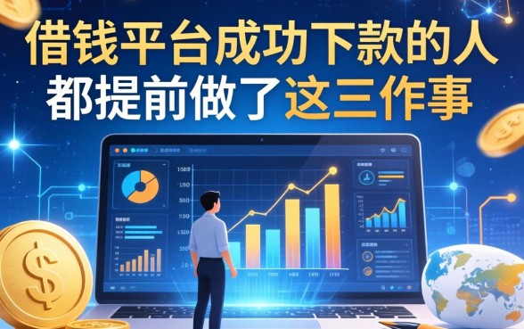借钱平台成功下款的人，都提前做了这三件事