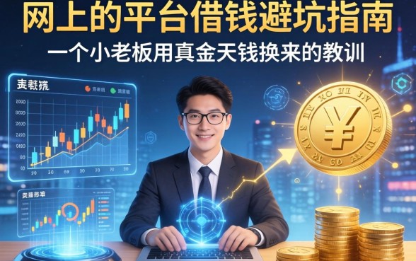 网上的平台借钱避坑指南：一个小老板用真金白银换来的教训