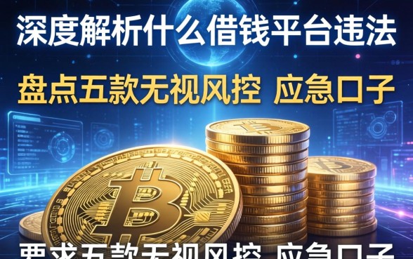 深度解析什么借钱平台违法，盘点五款无视风控的应急口子