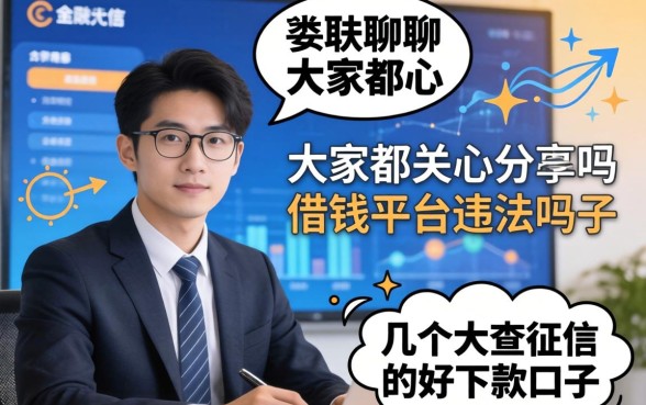聊聊大家都关心的借钱平台违法吗，分享几个不查征信的好下款口子