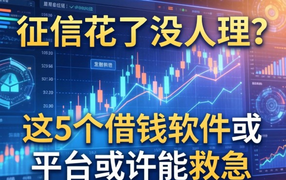 征信花了没人理？这5个借钱软件或平台或许能救急
