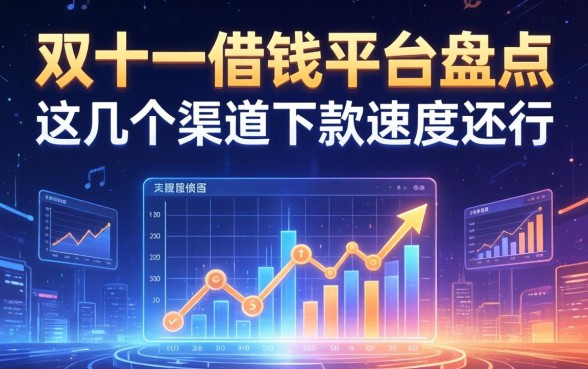 双十一借钱平台盘点：这几个渠道下款速度还行