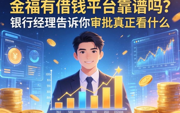 金福有借钱平台靠谱吗？银行经理告诉你审批真正看什么