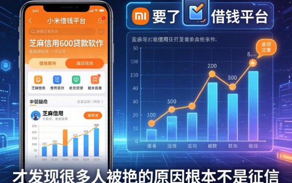 我看了小米借钱平台和芝麻信用600贷款软件的数据，才发现很多人被拒的原因根本不是征信